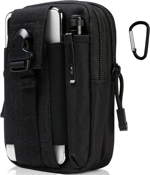 flintronic Bolsa Cintura Táctica, Bolso Cinturón Militar Compacto 1000D Nylon p