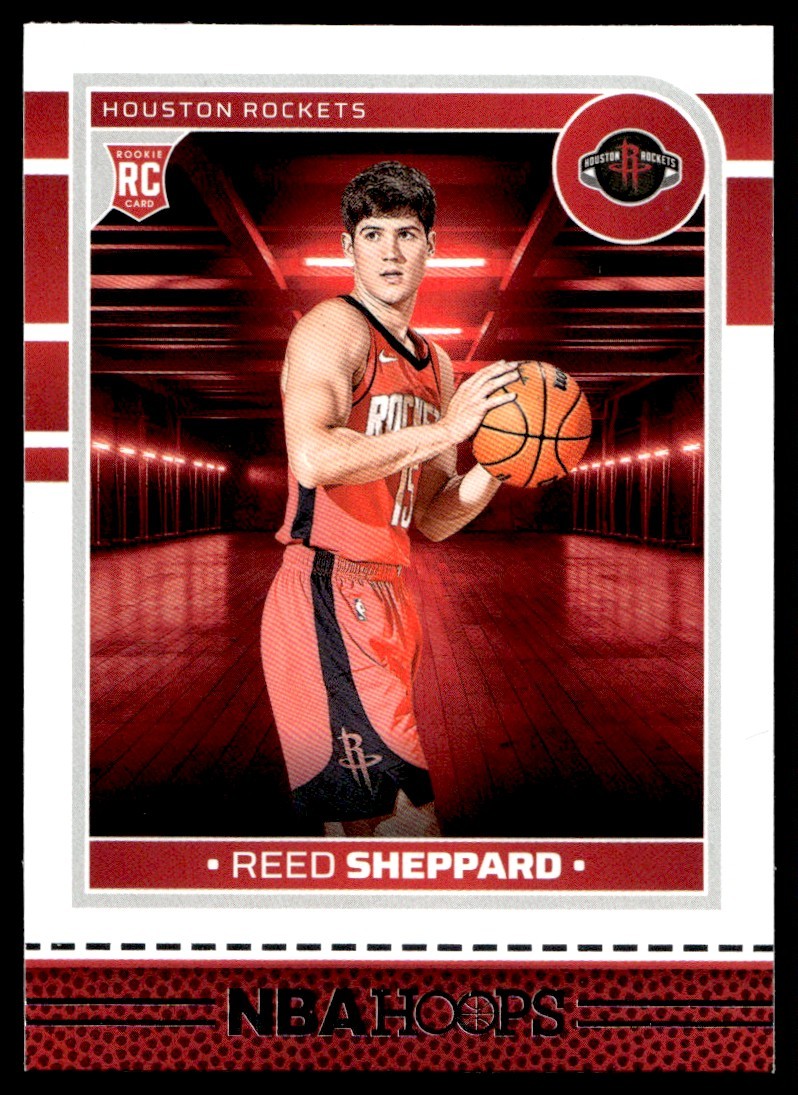 2024-25 Hoops Reed Sheppard Rookie Houston Rockets #233