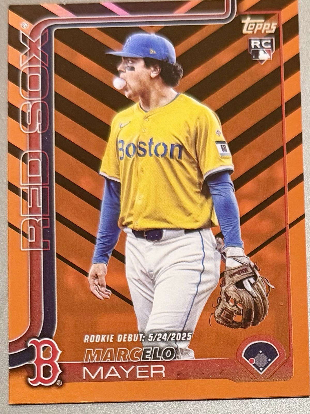 2025 Topps Update Series - Rookie Debut Marcelo Mayer #US276 Holiday (RC)