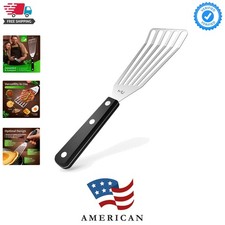 MIU Fish Spatula Stainless Steel, Flexible, Polished Metal, Corrosion Resista...