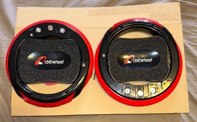 USED ONCE Sharper Image Boardless Skateboard Orbitwheels   Original Box