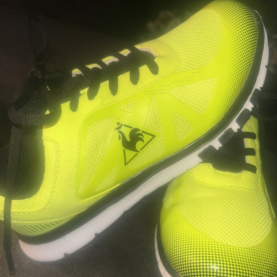 Tenis para correr Le Coq Sportif LWE-7132452 para mujer talla 8 verde neón Foto 3 de 4