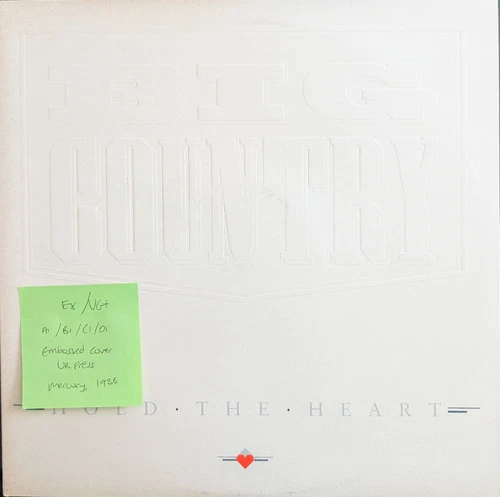 Big Country Hold The Heart Vinyl Record EX/VG+ BIG CX 44 1986