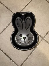 Wilton Easter Bunny Rabbit Face Step By Step Non Stick Metal Cake Pan #2105-2074