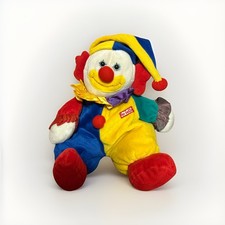 Applause Les Petits Marcel Circus Clown 12" Plush Primary Colors Stuffed Toy