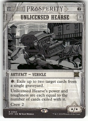 Unlicensed Hearse #64 (NM) Thunder Junction OTP Magic MTG