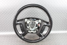 Worn 07-13 Gm Truck Black Leather Driver Column Steering Wheel Factory Wty Worn 07-13 Gm Truck Black Leather Driver Column Steering Wheel Factory Wty