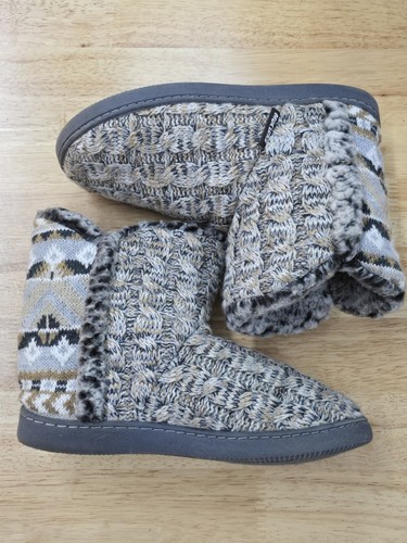 MUK LUKS Women's Cheyenne Lug Bt-Camel SlipperSize 7-8 Hard Bottom - Picture 2 of 7