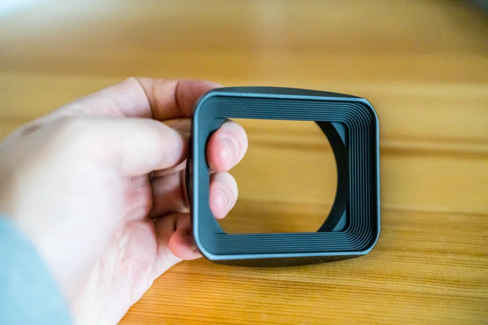 Haoge LH-B67T 67mm Square Metal Screw-in Lens Hood & Lens Cap | Excellent - Image 2 of 4