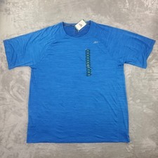 NWT Reebok Speedwick T-Shirt Mens 3XL Blue Short Sleeve Textured Active