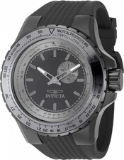 Invicta Aviator Quartz Black Dial Men's Watch 49728