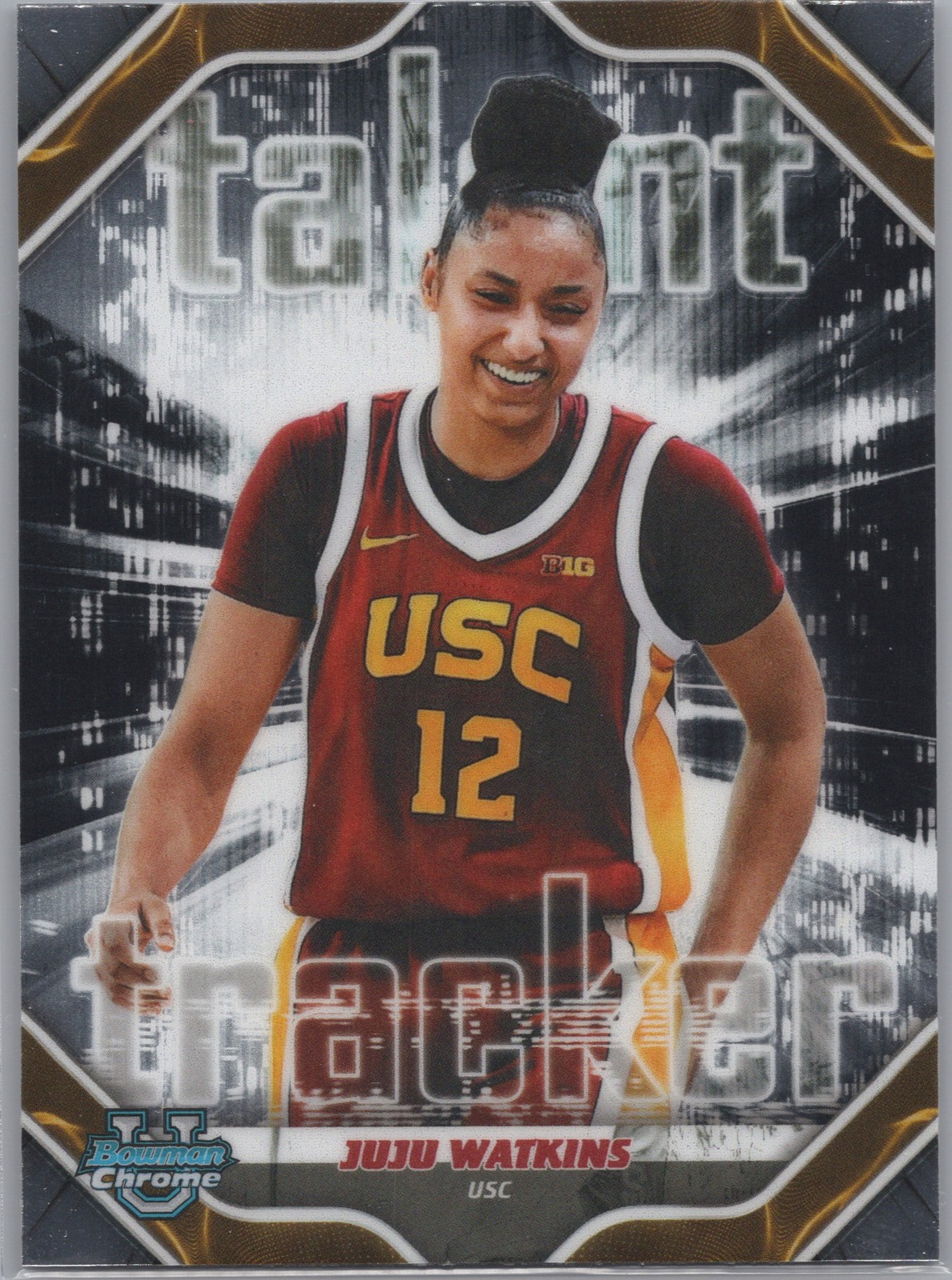 Juju Watkins Talent Tracker 2025-26 Bowman #TT-8 USC Trojans