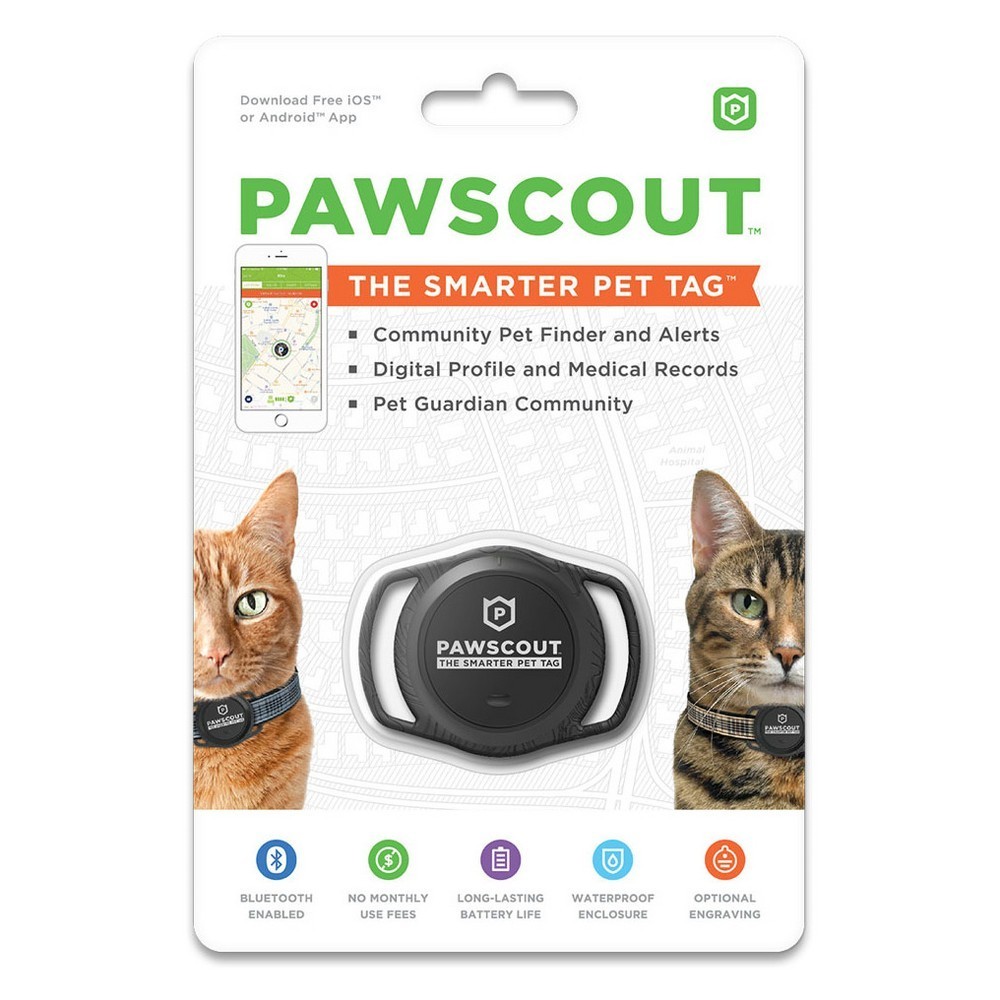 Pawscout Bluetooth Smarter Pet Tracker Finder Tag Dog CAT