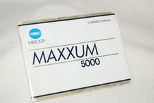 Minolta Maxxum 5000 AF Camera Body Owners Manual - Used