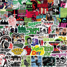 100Pcs Rock Band Stickers Lot Heavy Metal Punk Music Decal Laptop Guitar Waterpr