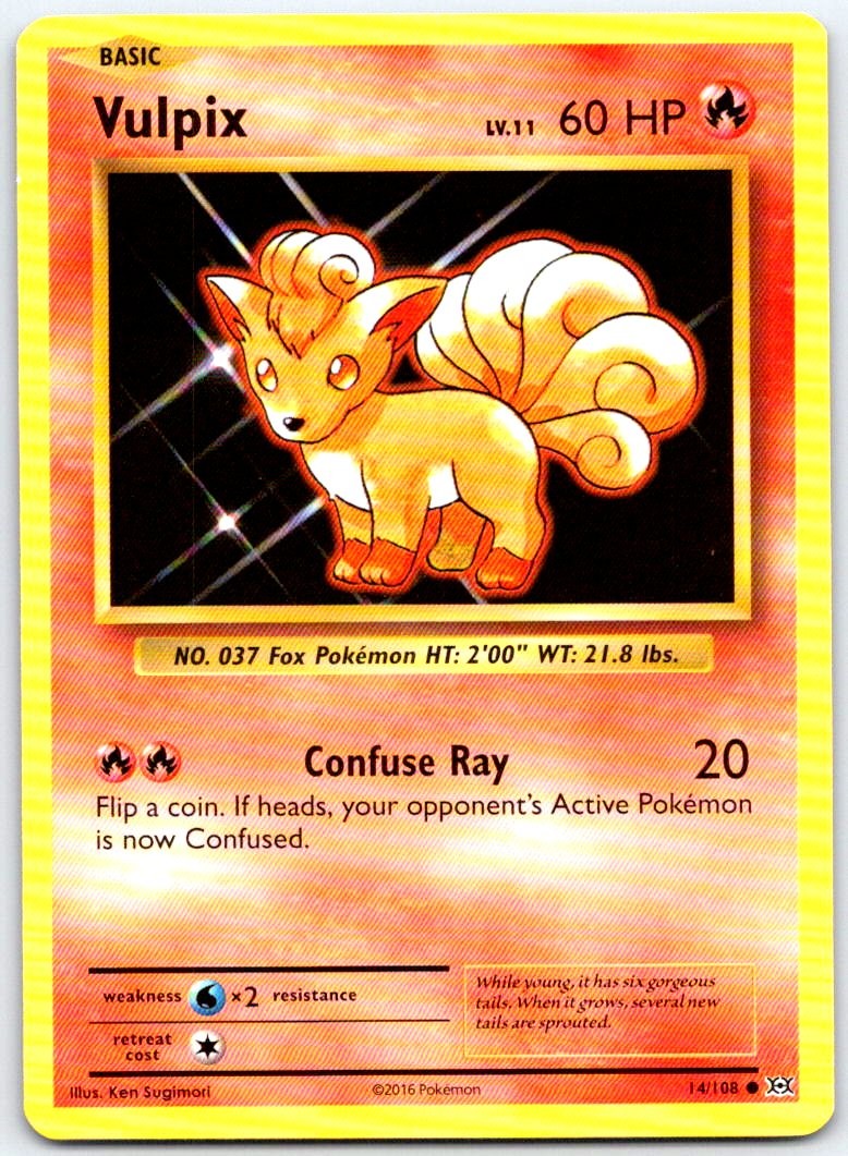 Vulpix Common XY - Evolutions 14/108 LP
