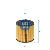 UFI 25.047.00 ÖLfilter FüR Audi Seat Skoda VW