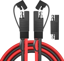 SAE Extension Cable 10AWG 6.56Ft Quick Disconnect Wire Harness with SAE Polarity