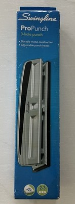 Swingline 3 Hole Punch ProPunch Open Box
