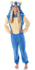 Sonic The Hedgehog Men's Character Costume Union Suit Pajama Outfit