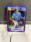 Bobby Witt Jr Rookie Purple Refractor Topps Chrome Update 2022 Royals