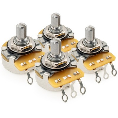 CTS 450 B250K Linear Taper Split Shaft Fine 24 Spline Pot Potentiometer Set of 4