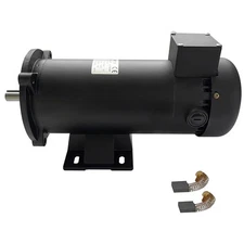 1 HP Permanent Magnet DC Motor,1750 RPM 90 Voltage 56C Frame Enclosure Type TEFC