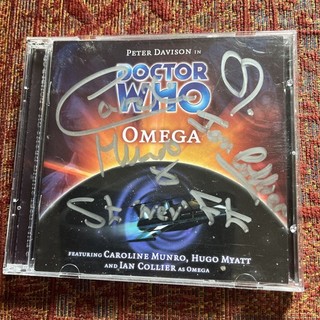 SIGNED Dr Who Omega Big Finish Audio TV 2CD Caroline Munro