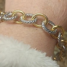 David Yurman Madison Cable Chain Bracelet Sterling Silver 925