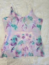 Ruby Ribbon Size 36 Tie Dye Purple Blue Heritage Cami Style Shapewear Tank 1798