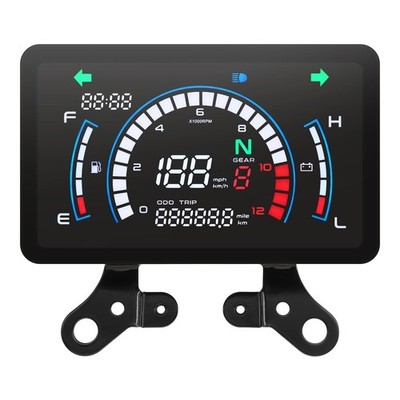 Motorcycle Speedometer Cluster Mechanical Digital Speedometer for Moto with L...