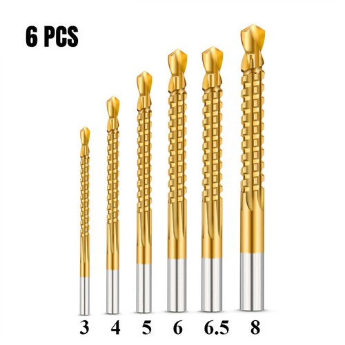 6/1pcs Cobalt Drill Bit Set Spiral Screw Metric Composite Tap Twist Drill Bi - Picture 16 of 18