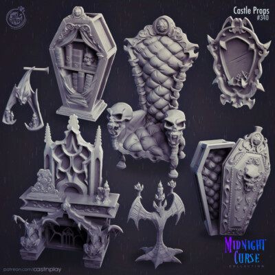 Castle Props Mirror Only Miniature | D&D DnD | RPG | Mini