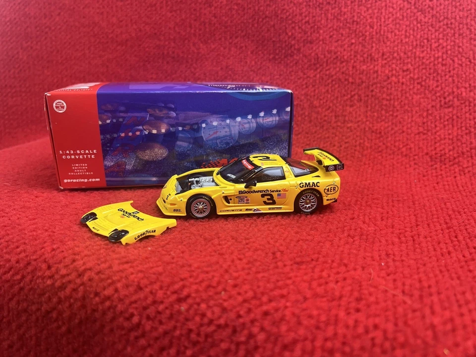Dale Earnhardt Jr Andy Pilgrim Kelly Collins #3 2001 C5-R Corvette ação 1:43 - Imagem 2 de 4