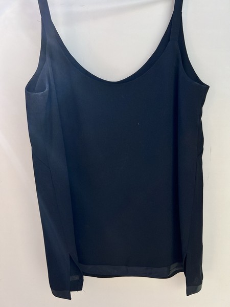 VTG Maggie Shepherd S Camisole Top Satin Edge Binding crepe