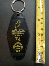 GratefuL Dead MarS HoteL Retro NoVeltY MoteL KeY Chain 