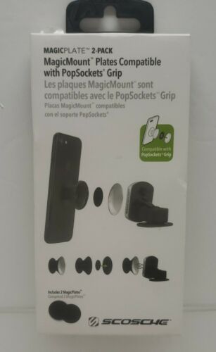 SCOSCHE MagicPlate Metal Plates for Any MagicMount/MagicMount Pro Mount - Black - Picture 1 of 1