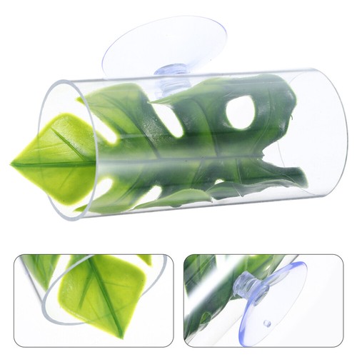 Aquarium Tunnel Transparent Fish Betta Tube and Shrimp Shelter Hideout Cave - Picture 2 of 12