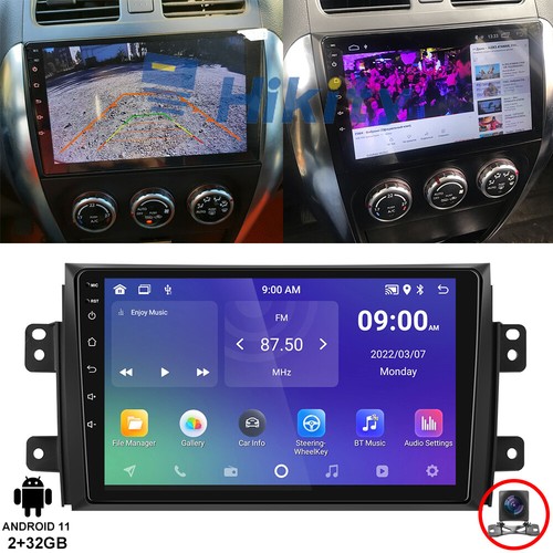 2G 64G Autoradio Android 13 für Suzuki SX4 2006-2013 FIAT Sedici 2005