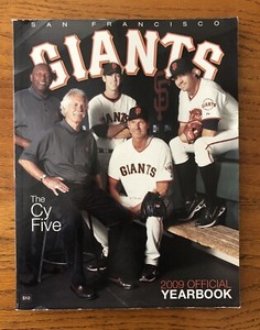 MLB San Francisco Giants 2009 Official Yearbook