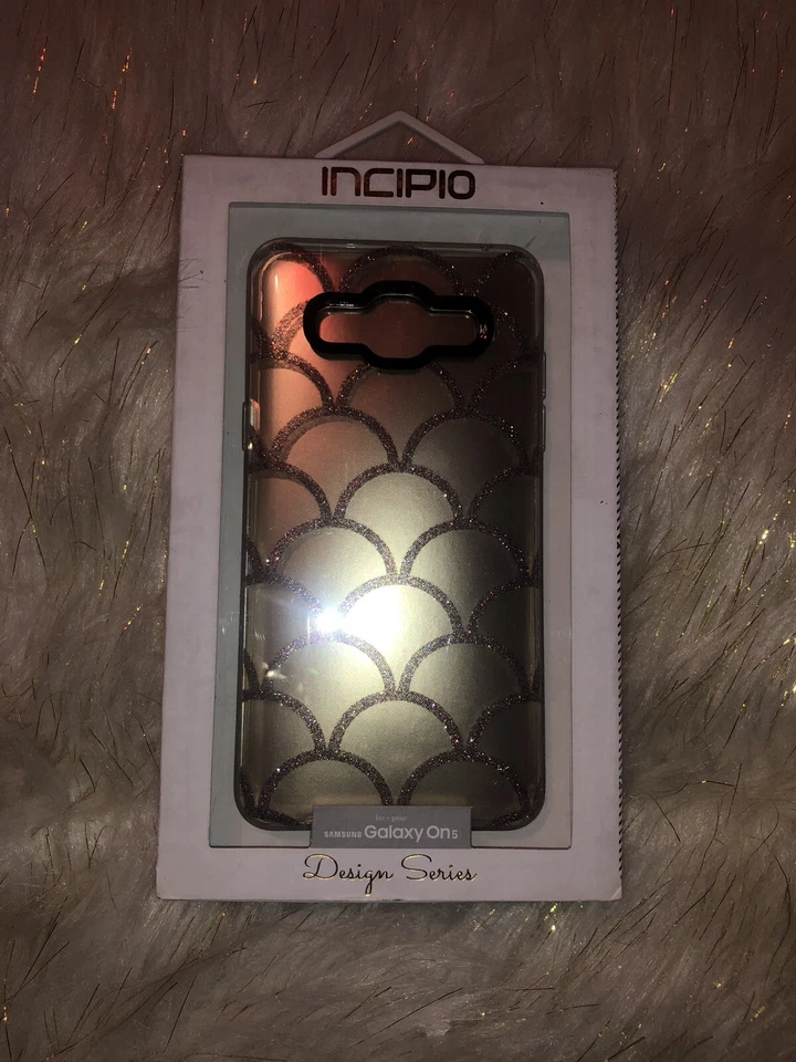 Funda Rígida Híbrida Serie Incipio Design para Galaxy On5 - Transparente/Multi Brillo Foto 2 de 4