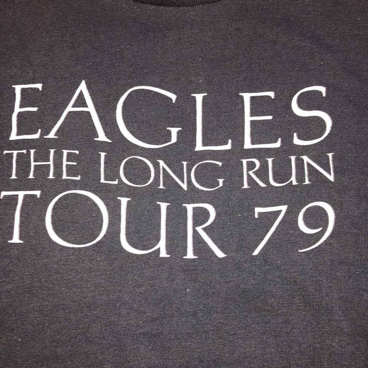 Eagles THE LONG RUN TOUR 79 Tシャツ Vintage Eagles 1979 The Long Run Tour Shirt Black Size M/S