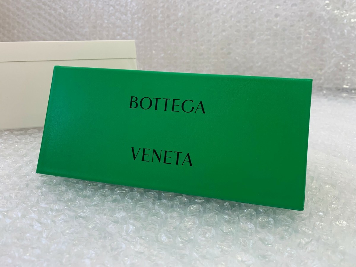 BOTTEGA VENETA Case Sunglasses Eyeglasses Green With Cleaning
