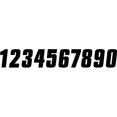 Factory Effex - 08-90051 - FX Factory Number 1 - White - 6''