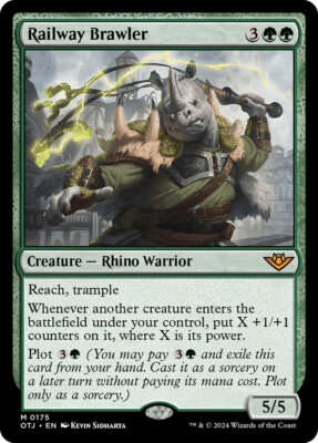 MTG Railway Brawler  - Outlaws of Thunder Junction #175
