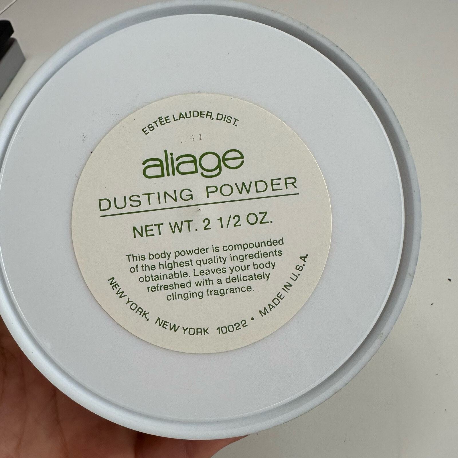 Vintage Estee Lauder AlLIAGE 2.5 Dusting Powder NEW INSTITUTO