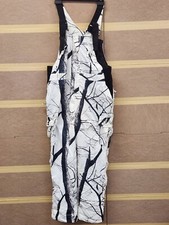 Master Sportsman Men's Insulated & Waterproof Camo/Snow Camo Bib Overalls MEDIUM