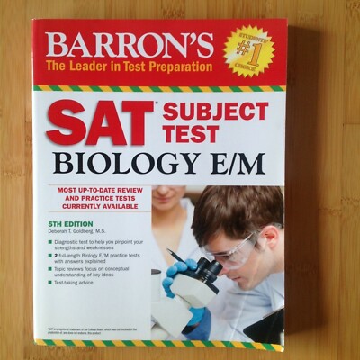 Barron s Sat Subject Test Biology E/M von Deborah T. Goldberg 5th Edition 