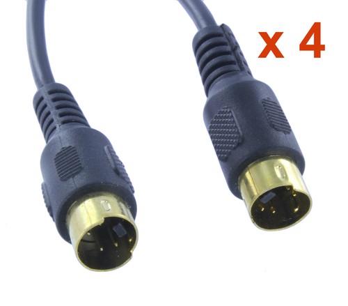 Wholesale 12ft S-Video 4 Pin Male to Male Cord Cable Gold Plated For DVD HDTV - Picture 6 of 13