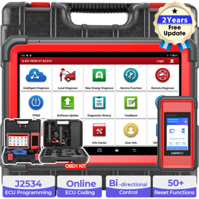 LAUNCH X431 PRO5 KFZ OBD2 Diagnosegerät Scanner Tester J2534 ECU Programmier